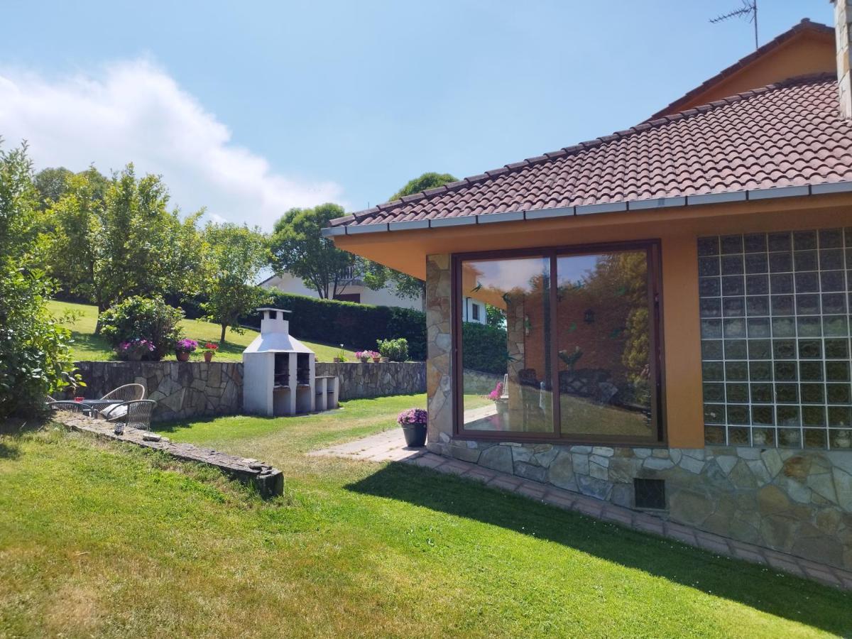 הוילה Quintueles Piscina Climatizada - Todo El Ano- Playa De La Nora-Chimenea- Barbacoa מראה חיצוני תמונה