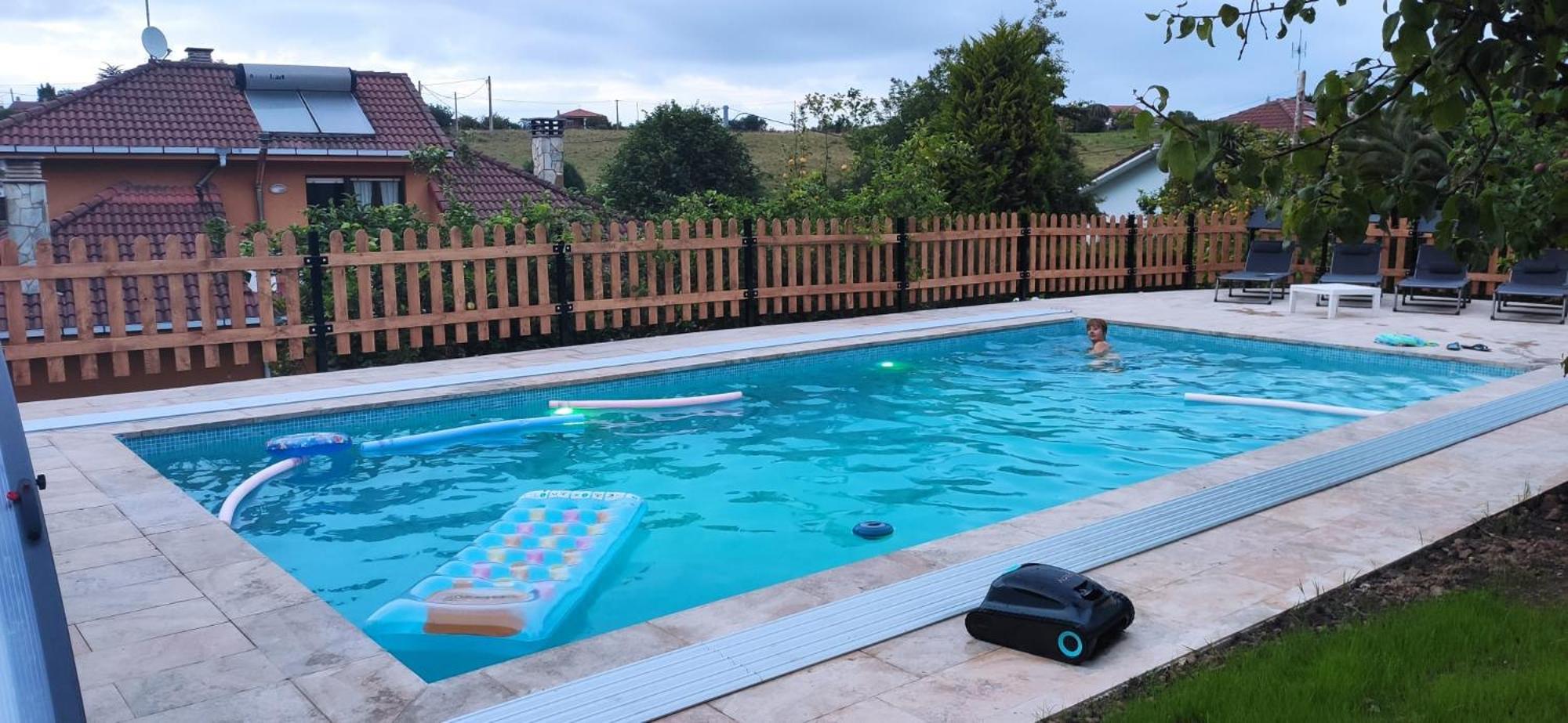 הוילה Quintueles Piscina Climatizada - Todo El Ano- Playa De La Nora-Chimenea- Barbacoa מראה חיצוני תמונה